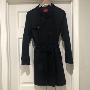 Elle Black Trench Coat